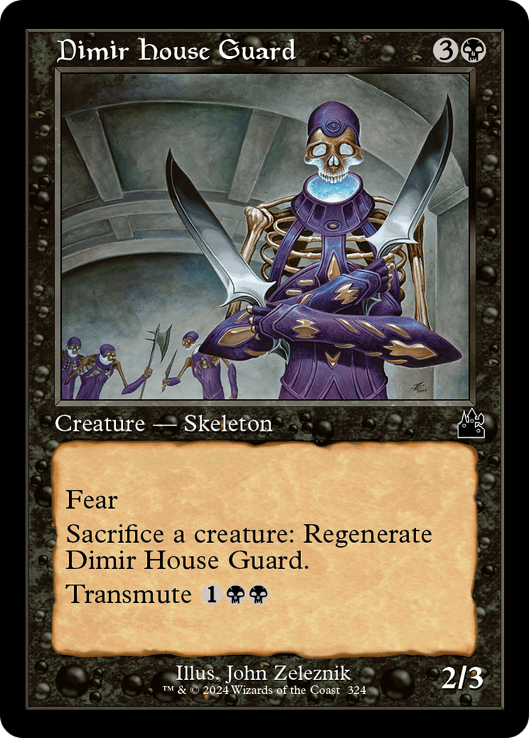 Dimir House Guard (Retro Frame) [Ravnica Remastered] | Exor Games Bridgewater