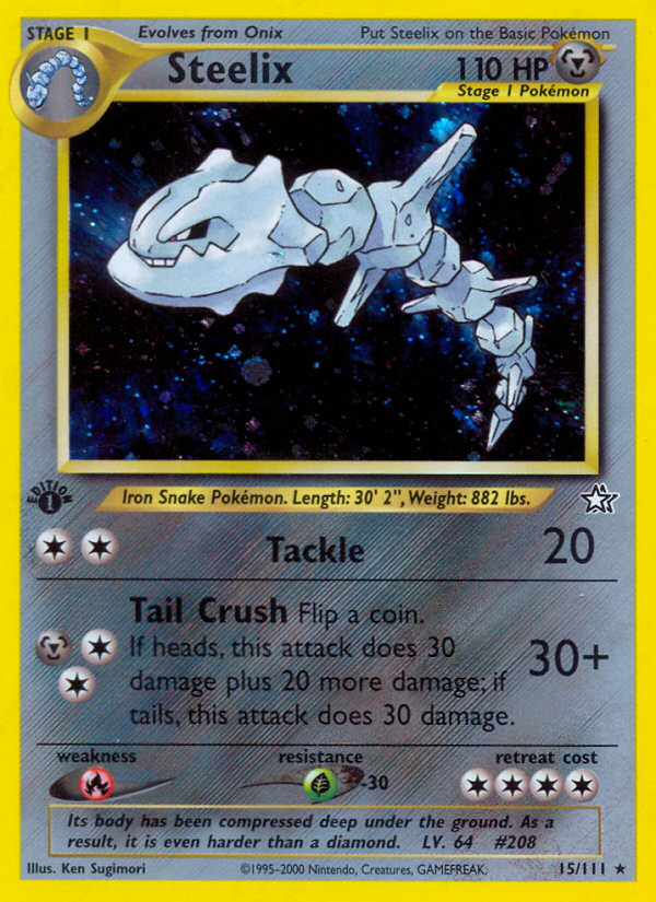 Steelix (15/111) [Neo Genesis 1st Edition] | Exor Games Bridgewater