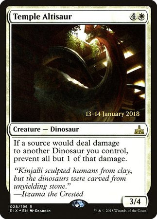 Temple Altisaur [Rivals of Ixalan Promos] | Exor Games Bridgewater