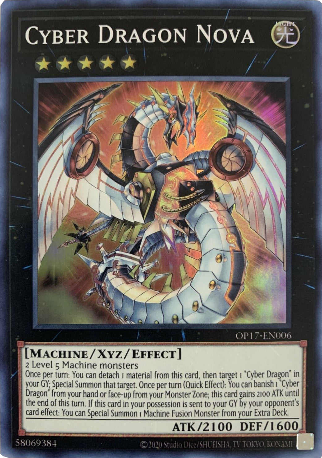 Cyber Dragon Nova [OP17-EN006] Super Rare | Exor Games Bridgewater