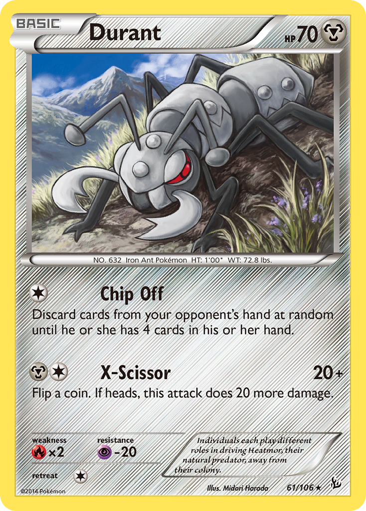 Durant (61/106) [XY: Flashfire] | Exor Games Bridgewater