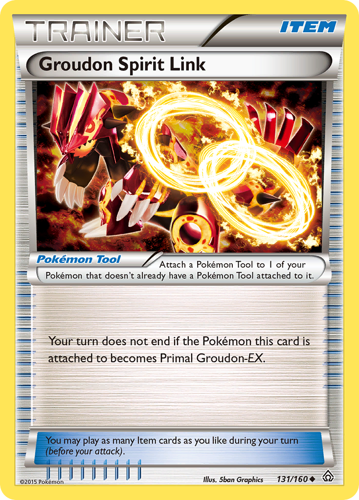 Groudon Spirit Link (131/160) [XY: Primal Clash] | Exor Games Bridgewater