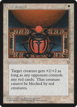 Red Scarab [Ice Age] | Exor Games Bridgewater