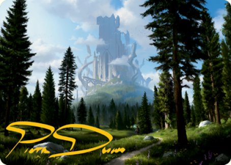 Forest (278) Art Card (Gold-Stamped Signature) [Dungeons & Dragons: Adventures in the Forgotten Realms Art Series] | Exor Games Bridgewater