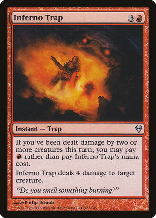 Inferno Trap [Zendikar] | Exor Games Bridgewater