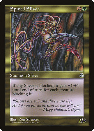 Spined Sliver [Stronghold] | Exor Games Bridgewater