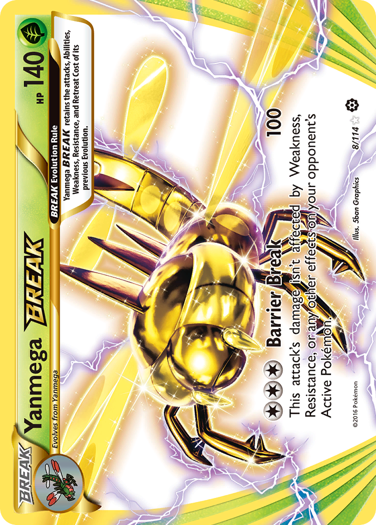 Yanmega BREAK (8/114) [XY: Steam Siege] | Exor Games Bridgewater