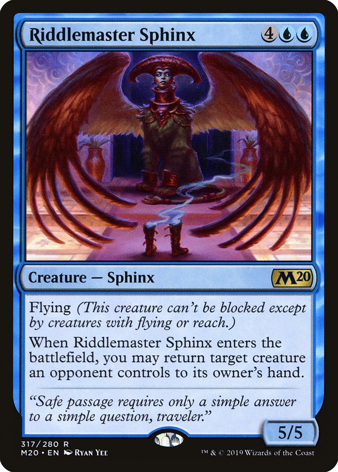 Riddlemaster Sphinx [Core Set 2020] | Exor Games Bridgewater