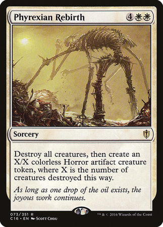 Phyrexian Rebirth [Commander 2016] | Exor Games Bridgewater