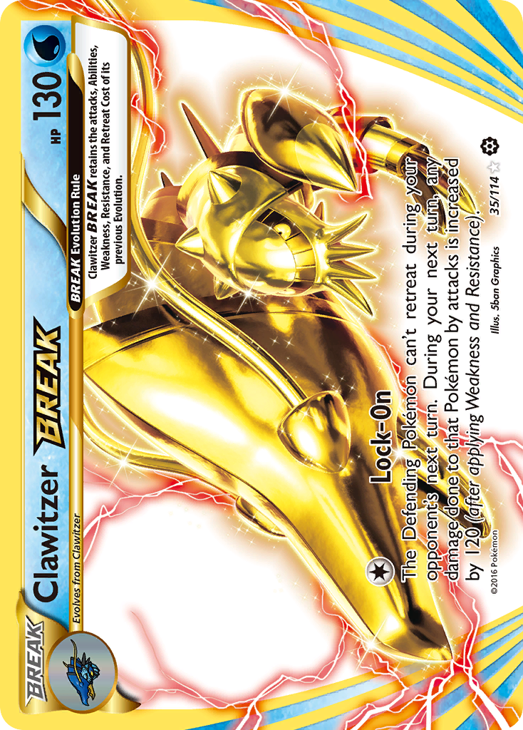 Clawitzer BREAK (35/114) [XY: Steam Siege] | Exor Games Bridgewater