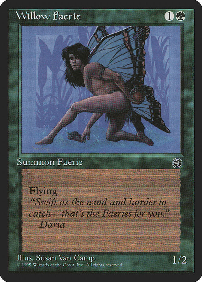 Willow Faerie (Daria Flavor Text) [Homelands] | Exor Games Bridgewater