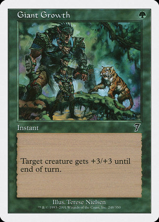 Giant Growth [Seventh Edition] | Exor Games Bridgewater