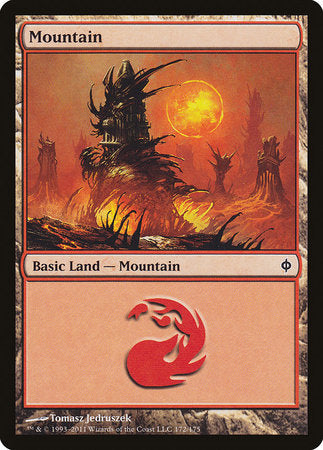 Mountain (172) [New Phyrexia] | Exor Games Bridgewater