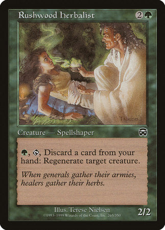 Rushwood Herbalist [Mercadian Masques] | Exor Games Bridgewater