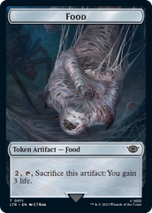 Food // Wraith Double-Sided Token [The Lord of the Rings: Tales of Middle-Earth Commander Tokens] | Exor Games Bridgewater