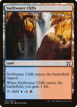 Swiftwater Cliffs [Duel Decks: Elves vs. Inventors] | Exor Games Bridgewater