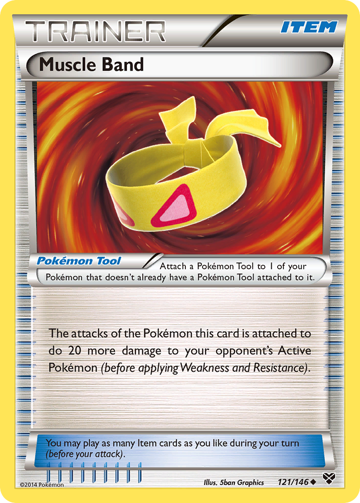 Muscle Band (121/146) [XY: Base Set] | Exor Games Bridgewater