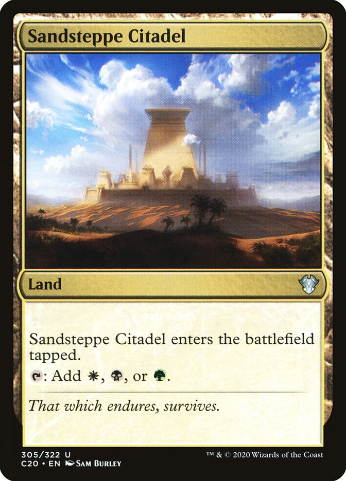 Sandsteppe Citadel [Commander 2020] | Exor Games Bridgewater