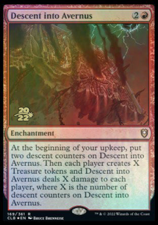 Descent into Avernus [Commander Legends: Battle for Baldur's Gate Prerelease Promos] | Exor Games Bridgewater