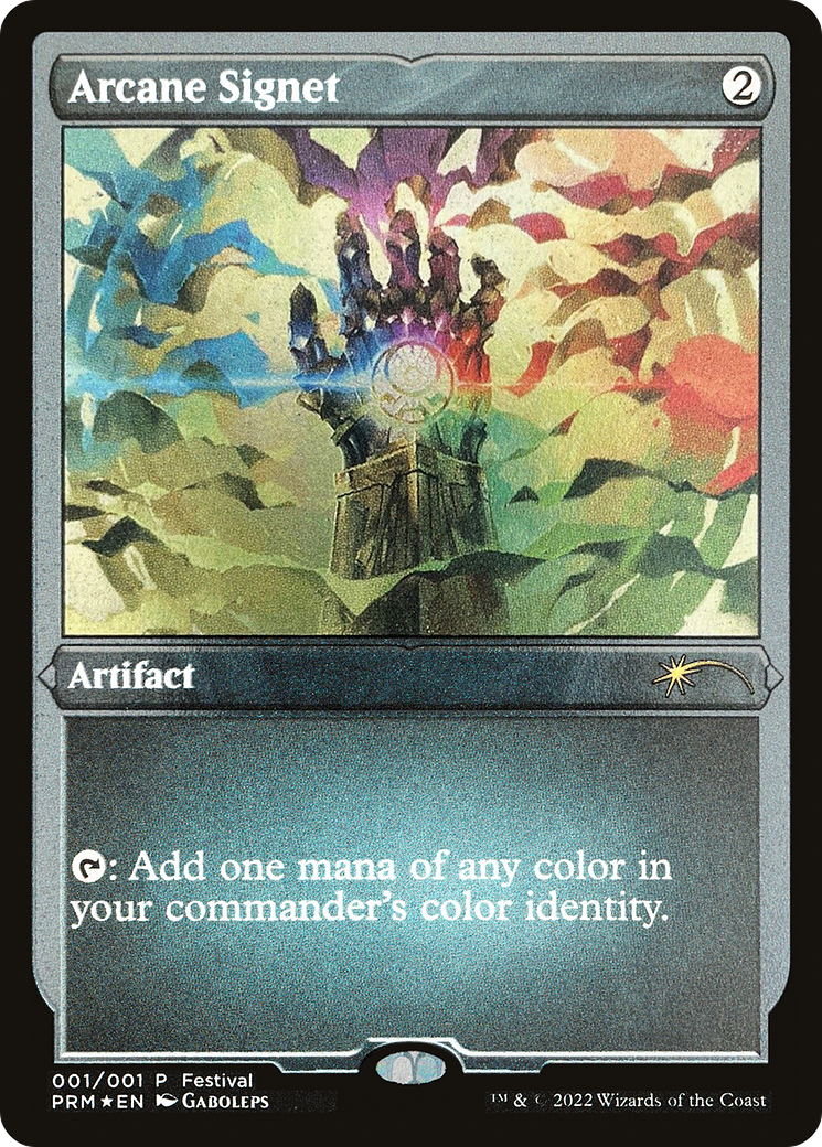 Arcane Signet (Foil Etched) [30th Anniversary Promos] | Exor Games Bridgewater