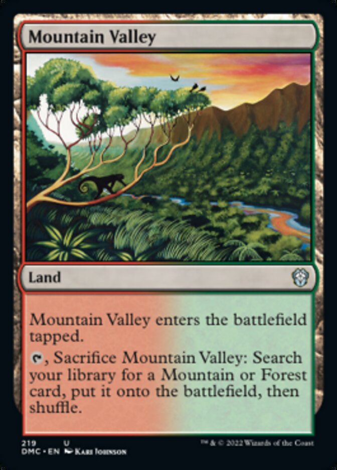 Mountain Valley [Dominaria United Commander] | Exor Games Bridgewater