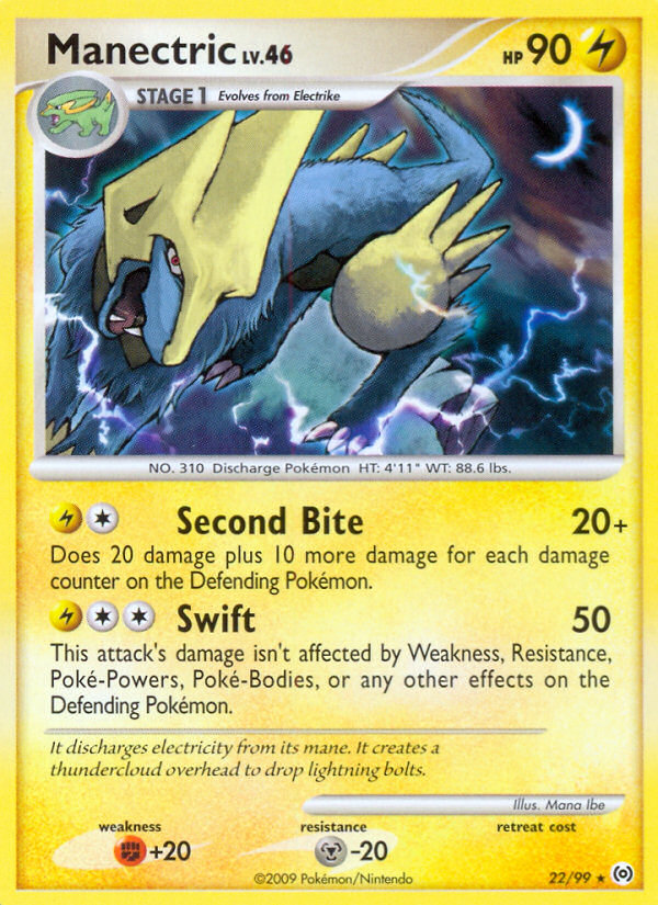 Manectric (22/99) [Platinum: Arceus] | Exor Games Bridgewater