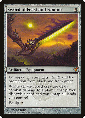 Sword of Feast and Famine [Modern Event Deck 2014] | Exor Games Bridgewater