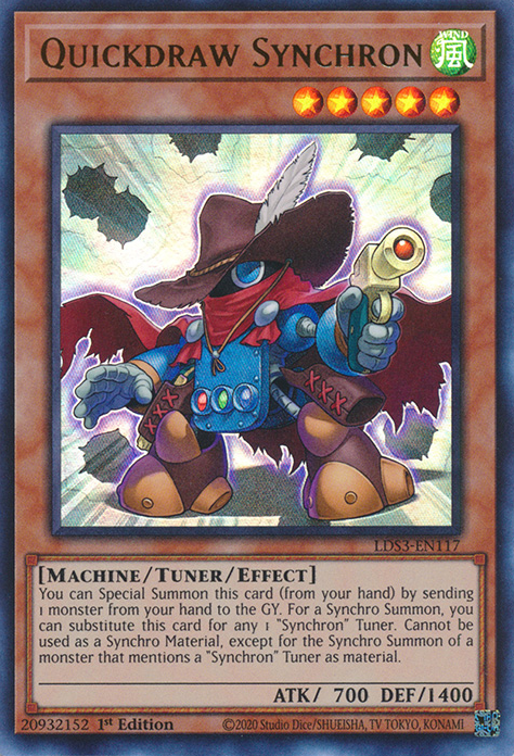 Quickdraw Synchron [LDS3-EN117] Ultra Rare | Exor Games Bridgewater