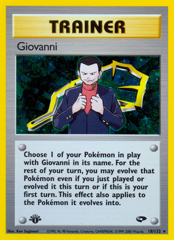 Giovanni (18/132) [Gym Challenge 1st Edition] | Exor Games Bridgewater