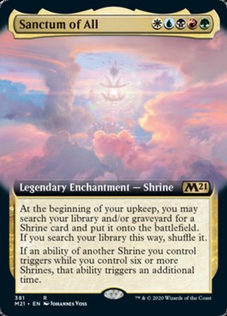 Sanctum of All (Extended Art) [Core Set 2021] | Exor Games Bridgewater