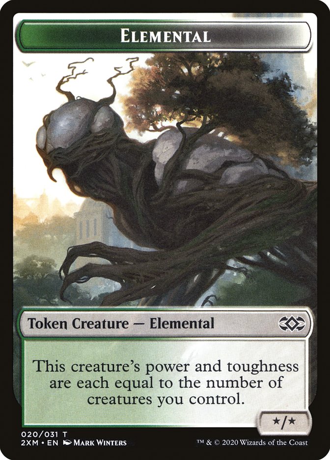 Elemental Token [Double Masters] | Exor Games Bridgewater