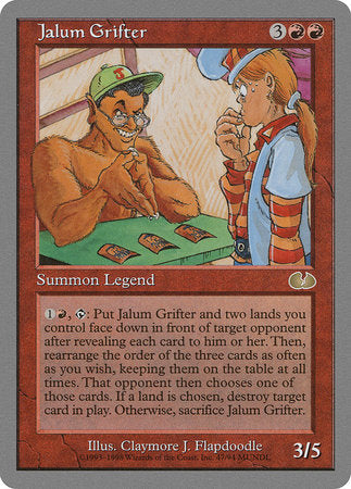 Jalum Grifter [Unglued] | Exor Games Bridgewater