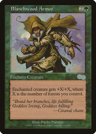 Blanchwood Armor [Urza's Saga] | Exor Games Bridgewater