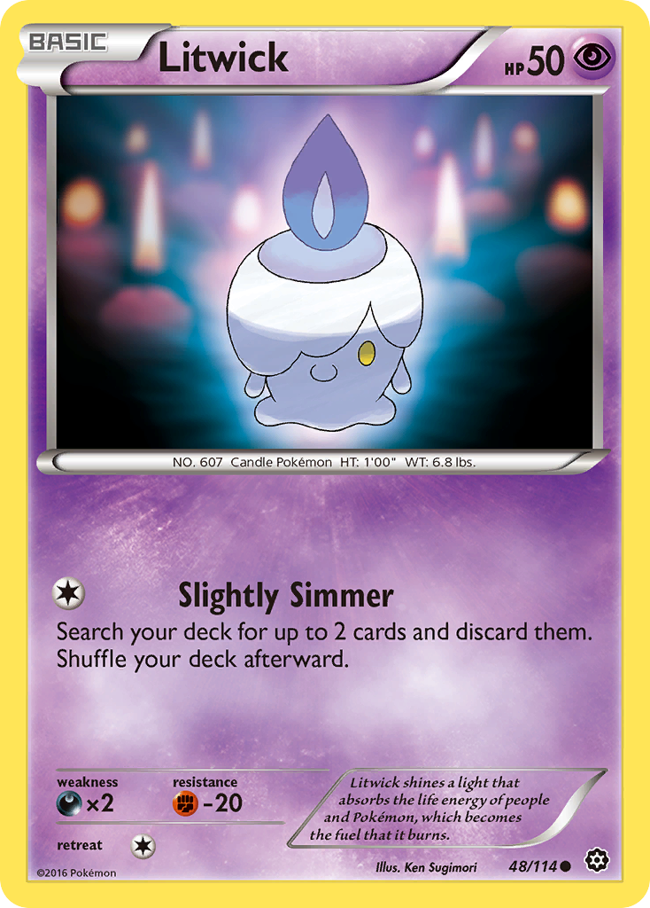 Litwick (48/114) [XY: Steam Siege] | Exor Games Bridgewater