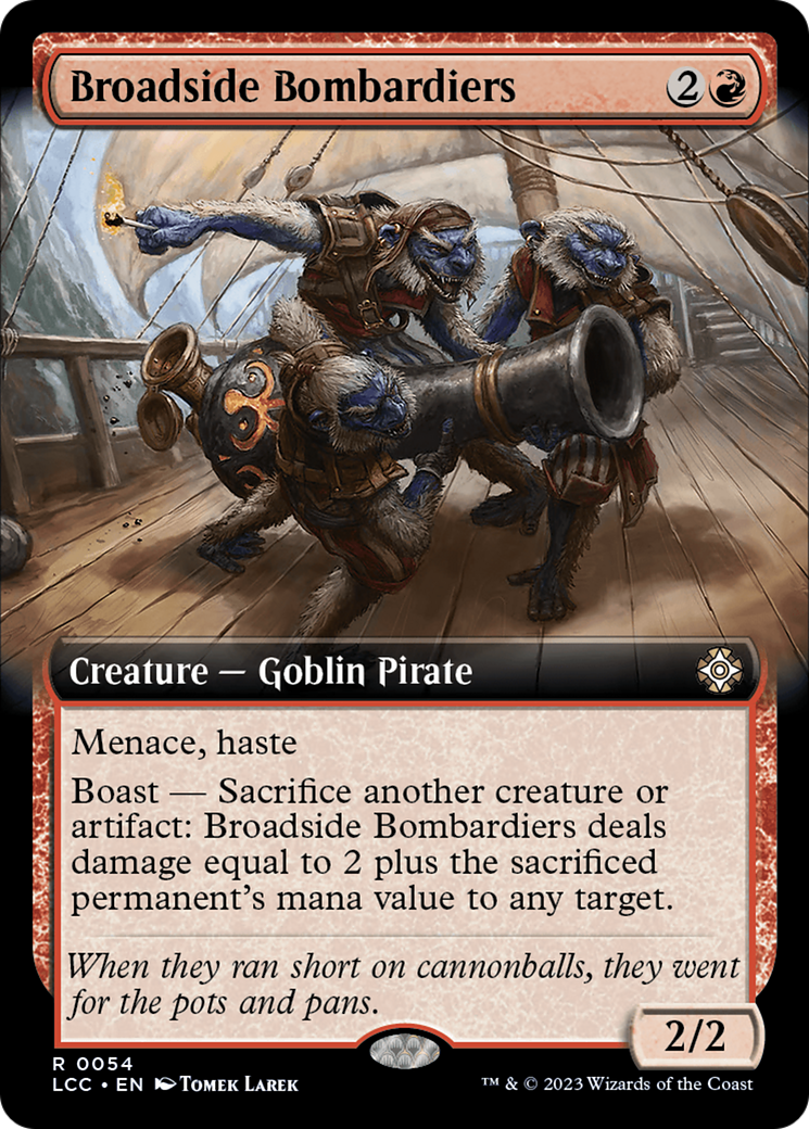 Broadside Bombardiers (Extended Art) [The Lost Caverns of Ixalan Commander] | Exor Games Bridgewater