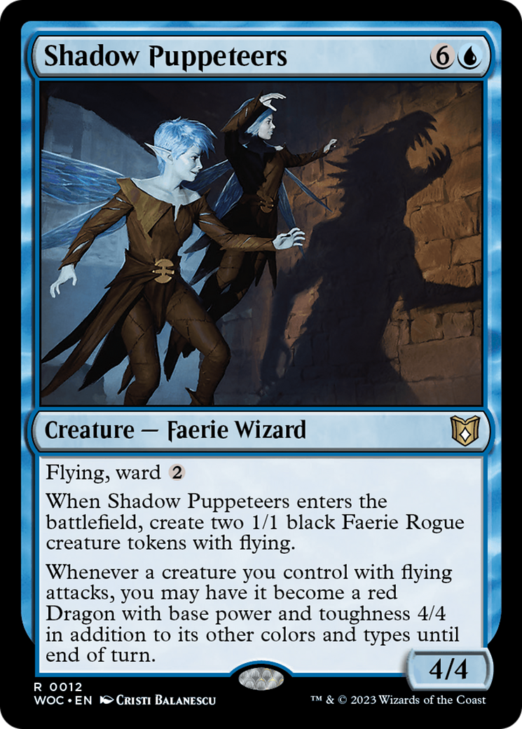 Shadow Puppeteers [Wilds of Eldraine Commander] | Exor Games Bridgewater