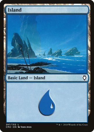 Island (287) [Commander Anthology Volume II] | Exor Games Bridgewater