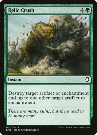 Relic Crush [Commander Anthology Volume II] | Exor Games Bridgewater