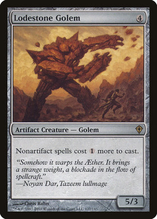 Lodestone Golem [Worldwake] | Exor Games Bridgewater