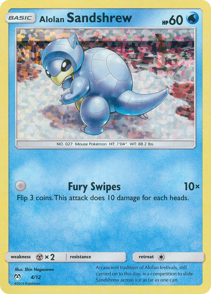 Alolan Sandshrew (4/12) [McDonald's Promos: 2019 Collection] | Exor Games Bridgewater