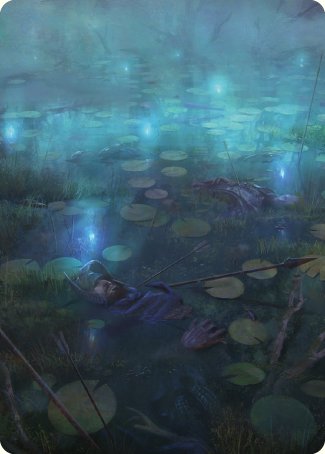 The Dead Marshes Art Card [The Lord of the Rings: Tales of Middle-earth Art Series] | Exor Games Bridgewater