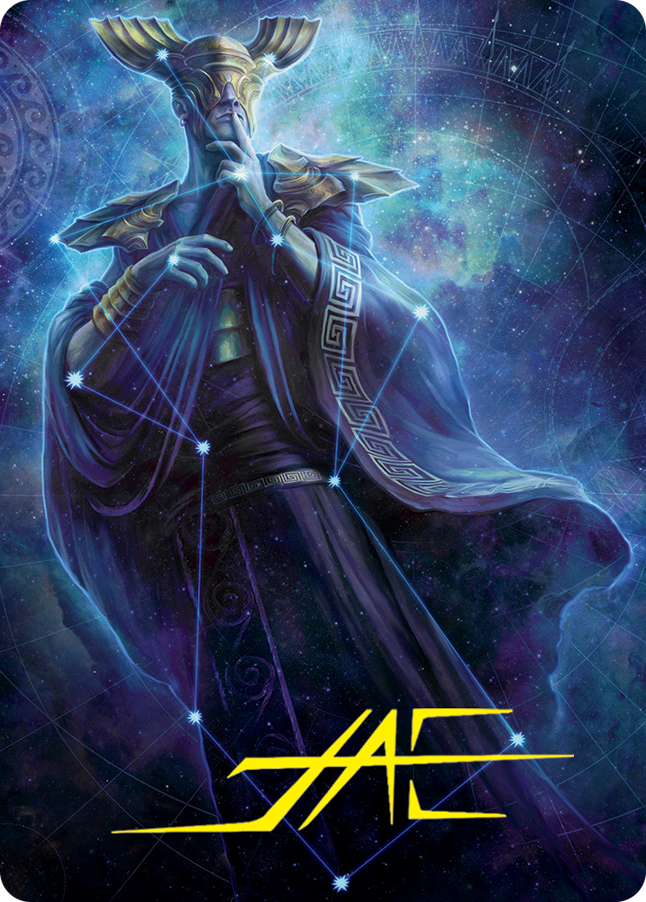 Atris, Oracle of Half-Truths Art Card (Gold-Stamped Signature) [March of the Machine Art Series] | Exor Games Bridgewater