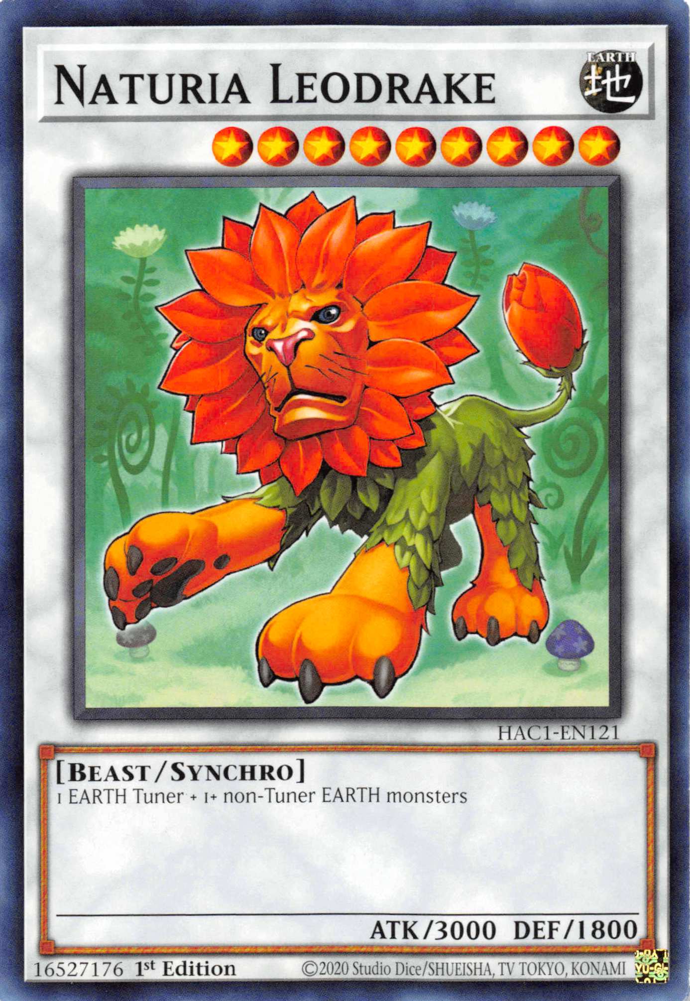 Naturia Leodrake [HAC1-EN121] Common | Exor Games Bridgewater