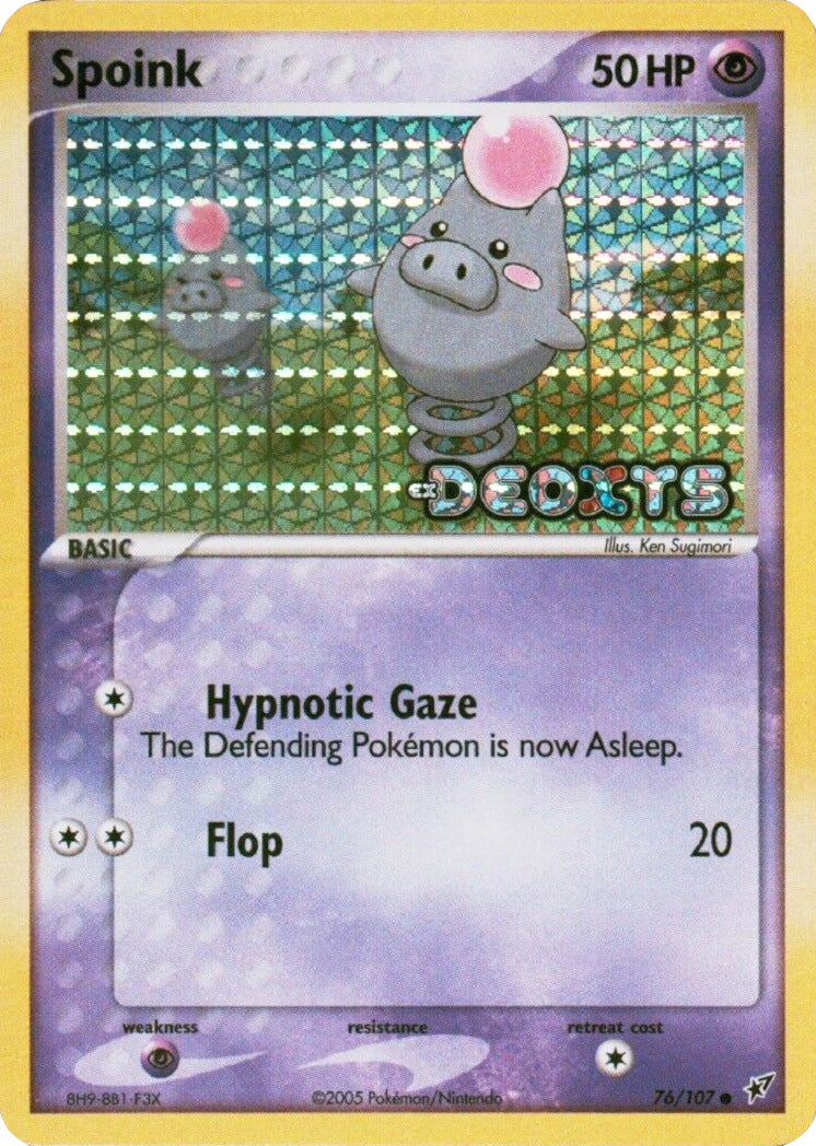 Spoink (76/107) (Stamped) [EX: Deoxys] | Exor Games Bridgewater