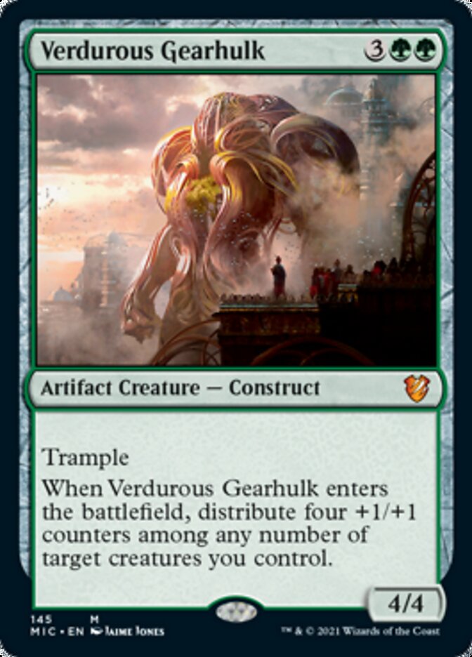 Verdurous Gearhulk [Innistrad: Midnight Hunt Commander] | Exor Games Bridgewater