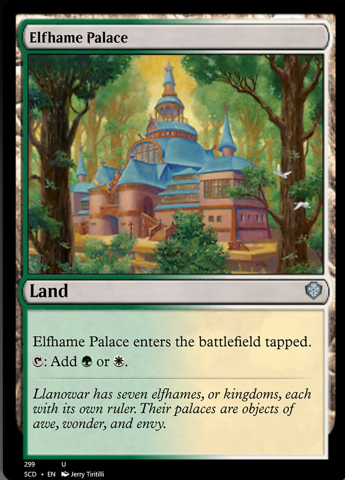 Elfhame Palace [Starter Commander Decks] | Exor Games Bridgewater