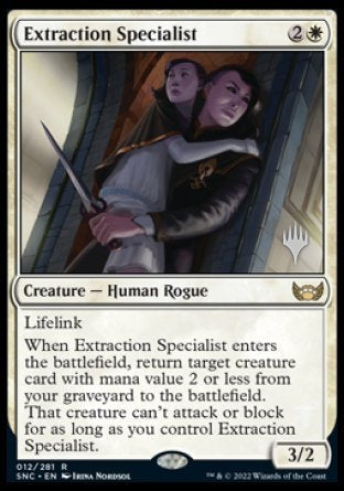 Extraction Specialist (Promo Pack) [Streets of New Capenna Promos] | Exor Games Bridgewater