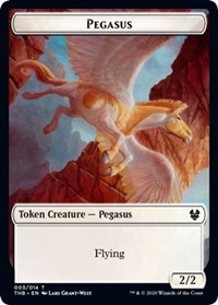 Pegasus // Satyr Double-sided Token [Theros Beyond Death Tokens] | Exor Games Bridgewater