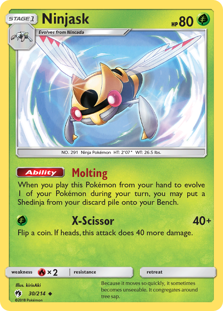 Ninjask (30/214) [Sun & Moon: Lost Thunder] | Exor Games Bridgewater