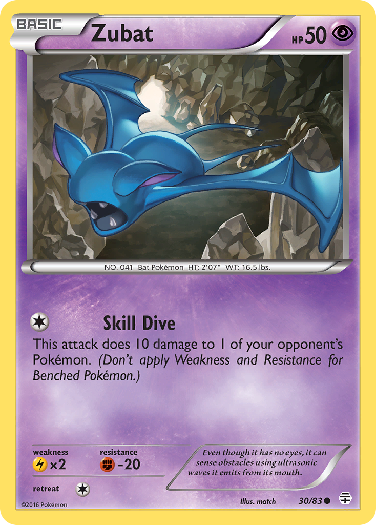 Zubat (30/83) [XY: Generations] | Exor Games Bridgewater